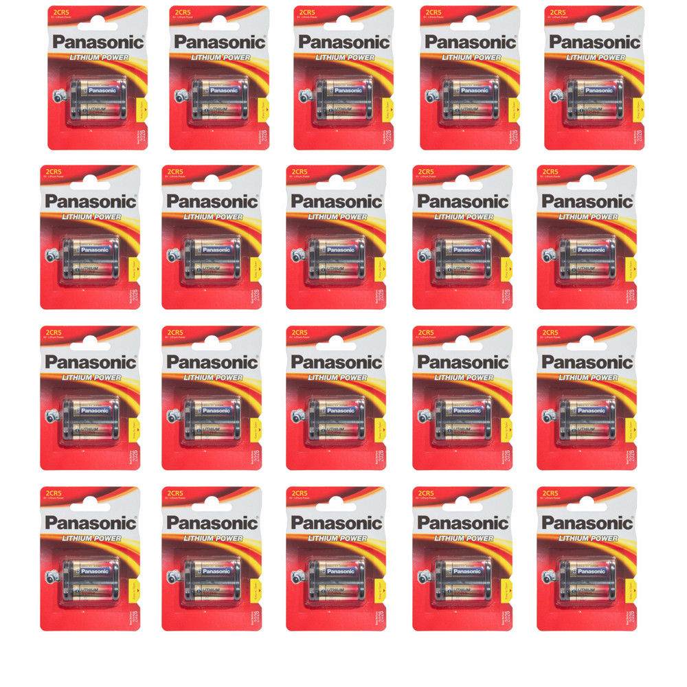 Panasonic 2CR5 Lithium Battery (6 Volt), 24 Pack
